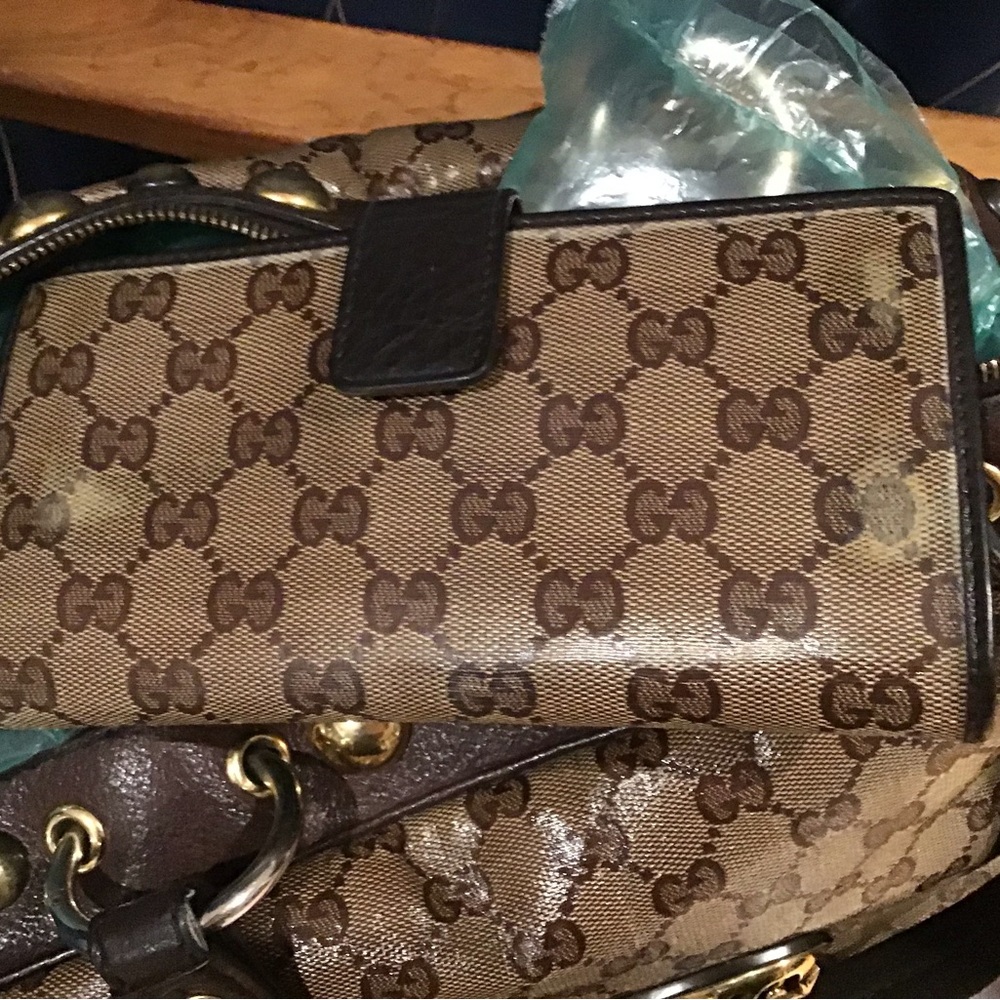 Gucci Baboushka and matching wallet.  Both in very good condition.  Price firm - Picture 3 of 4